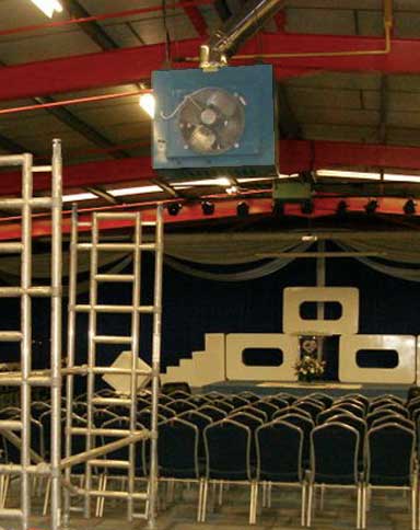 Powermatic NV60kw suspended warm air heater